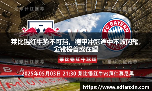 莱比锡红牛势不可挡，德甲冲冠途中不败闪耀，金靴榜首或在望